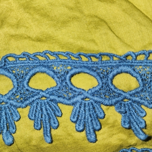 Women's Matilda Jane Good Hart Summer Breeze Dress Sundress Small Green Blue - Picture 5 of 8